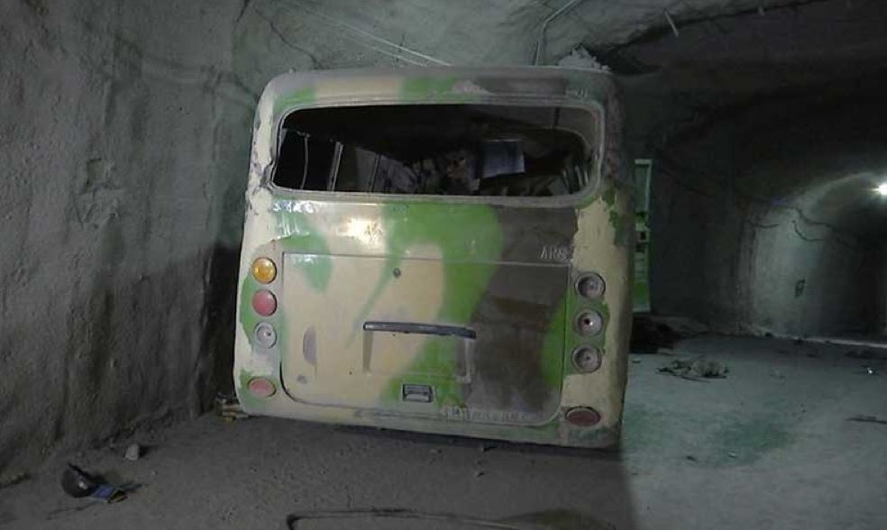 Autobús accidentado en un a mina en China