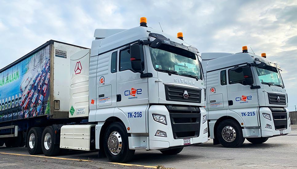 CICE Transportes suma a su flota dos camiones Sitrak a GNC