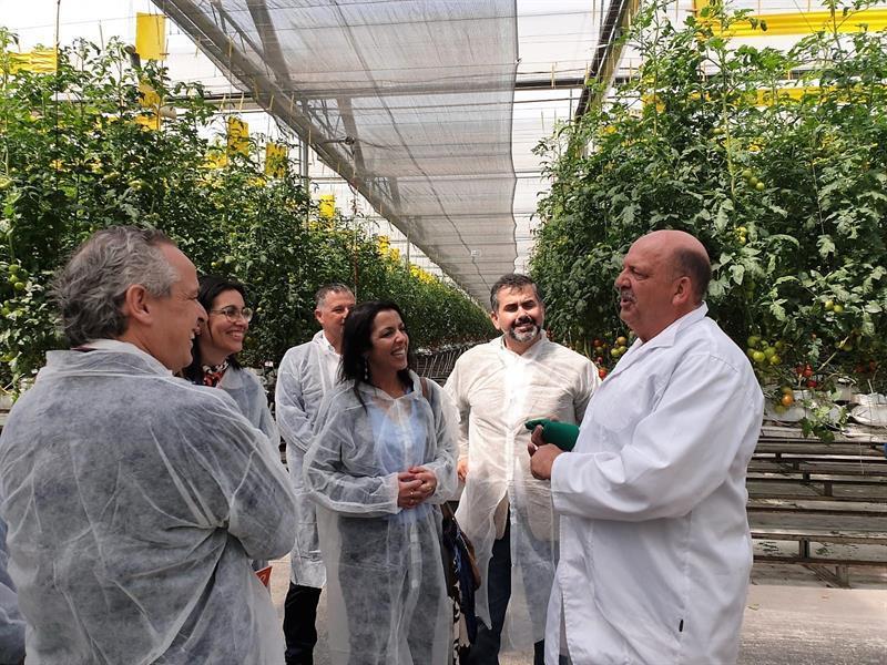 Reunión de Cs con el fundador y presidente de la empresa transportista J.Cano