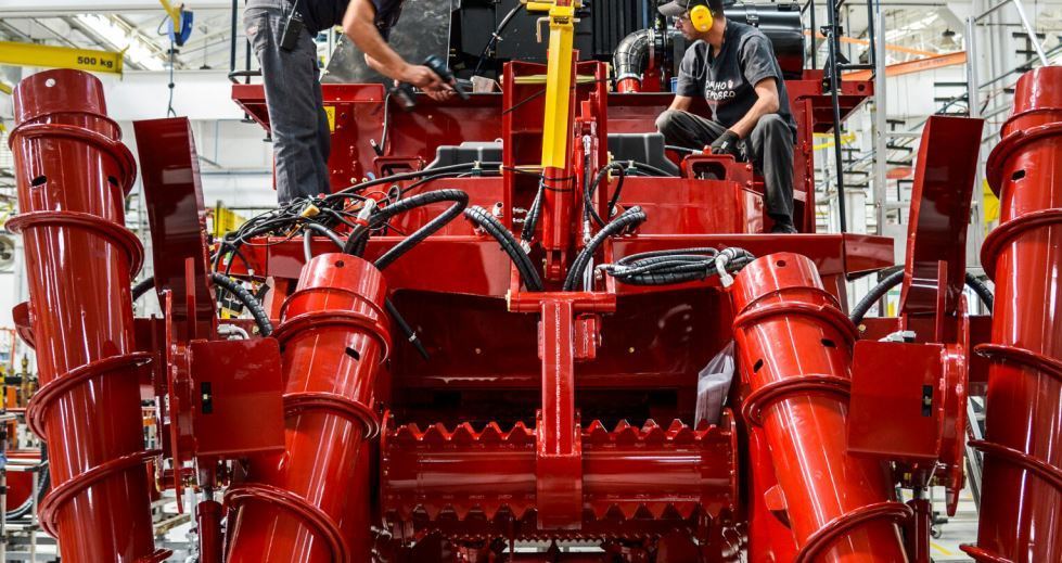 Imagen de CNH Industrial en su fábrica de Brasil