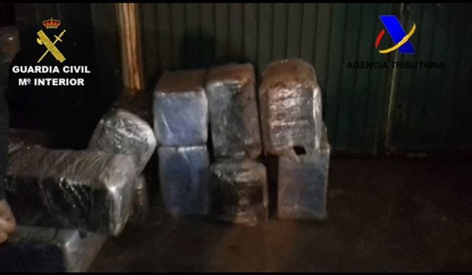 Imagen de la droga incautada en Algeciras