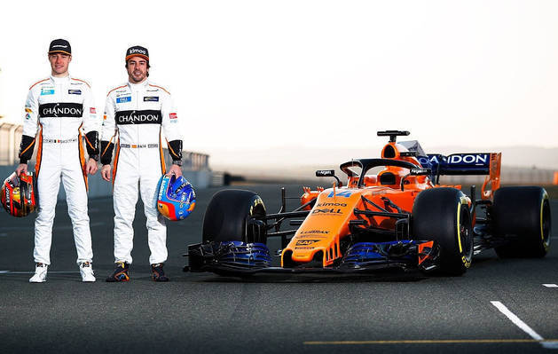 El coche de Fernando Alonso,
