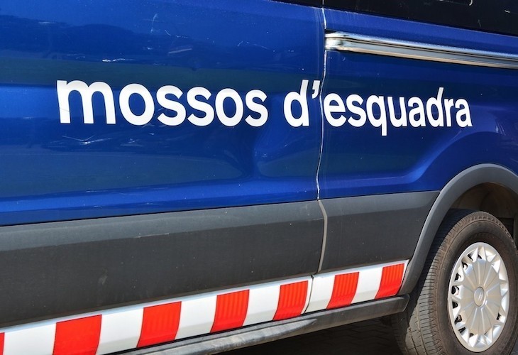 Imagen de un coche patrulla de los Mossos