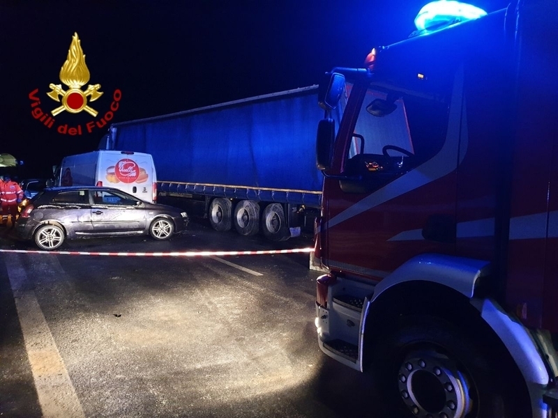 Imagen de los vehículos accidentados