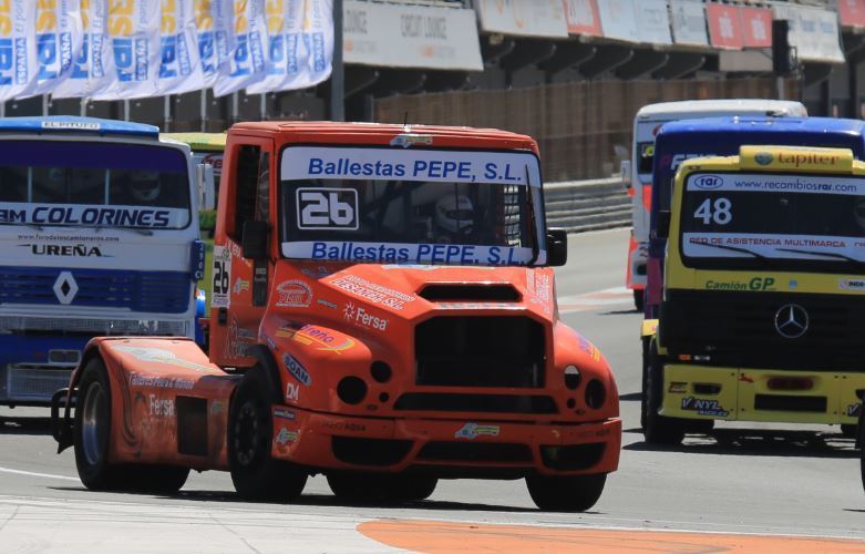 Imagen del campeonato de España de camiones