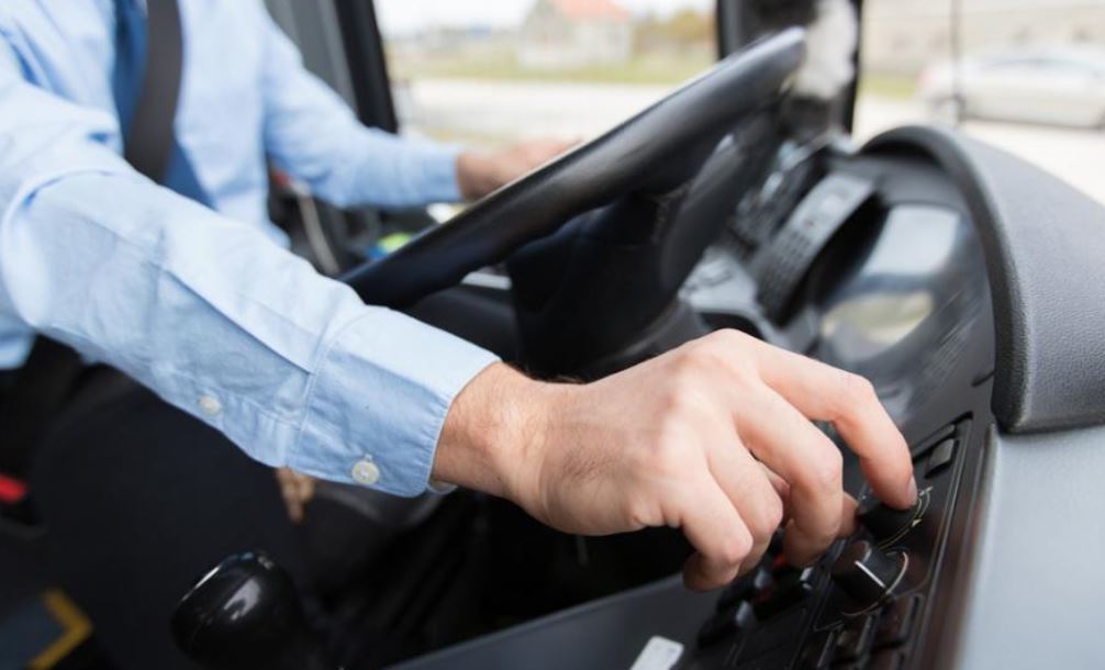 Imagen de un conductor de autocar