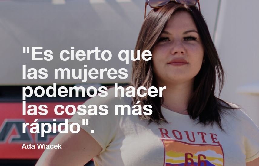 Imagen de una conductora