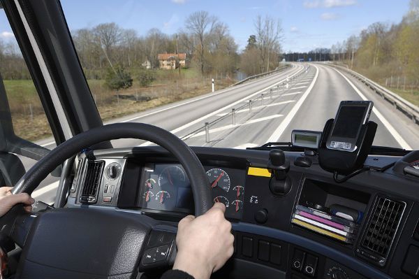 Imagen de un conductor de camión