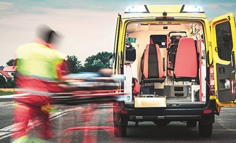 Un conductor de ambulancia