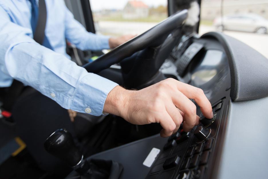 Un conductor de autobús