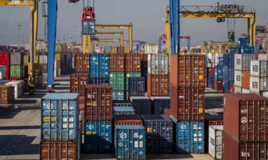 Imagen de contenedores en el Puerto de Valencia