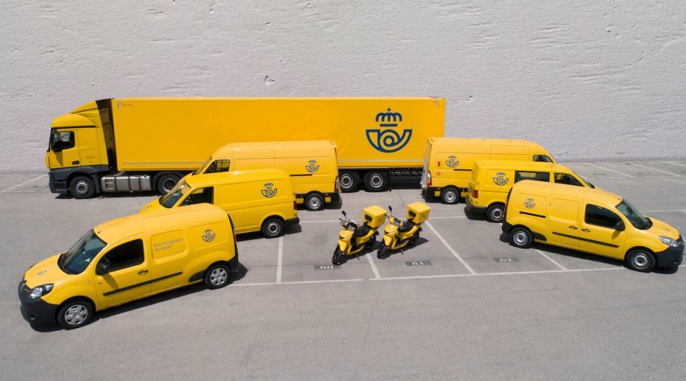 Vehículos de transporte y reparto de Correos