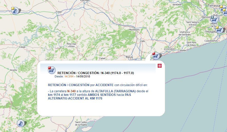 Indicaciones accidente