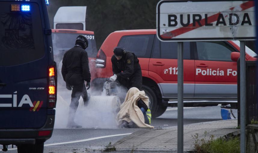Imagen de un corte en Burlada