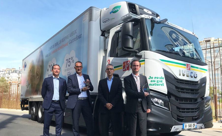 Carrefour, Jacky Perrenot e IVECO refuerzan su apuesta por el biometano