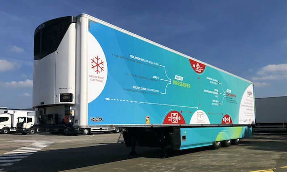 Chereau presenta el semirremolque Chereau Hydrogen Power H2