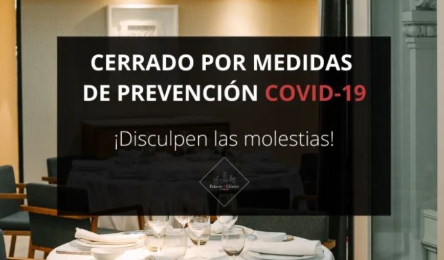 Imagen de un restaurante cerrado