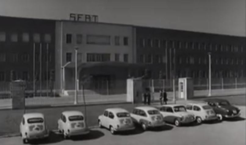 Fachada de la antigua factoría de Seat