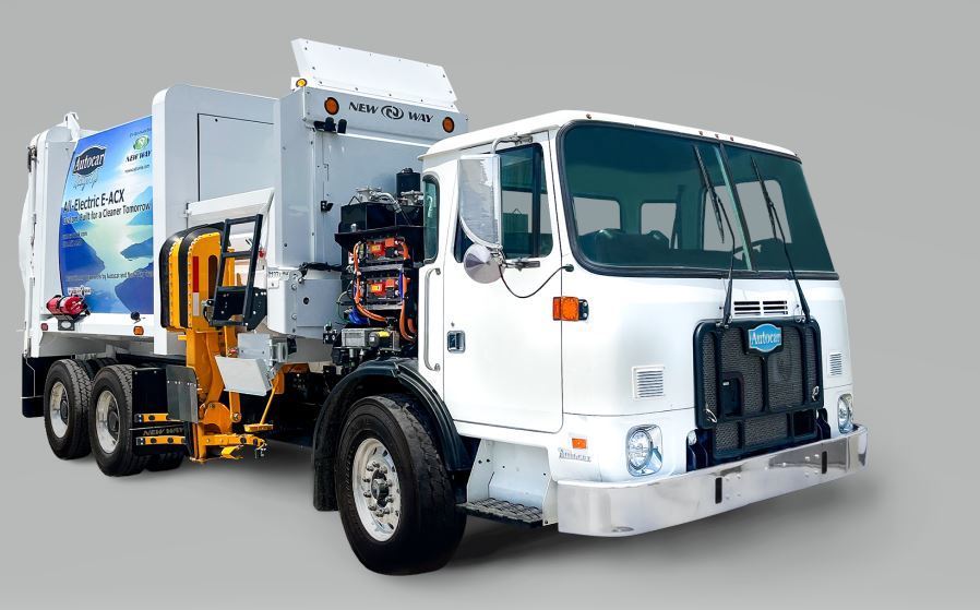 Imagen del camión de basura eléctrico de Autocar
