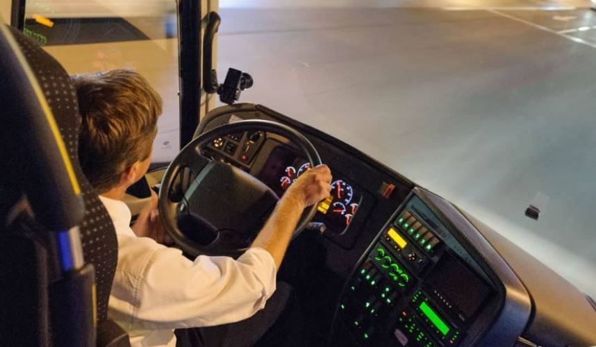 Un conductor de autobús