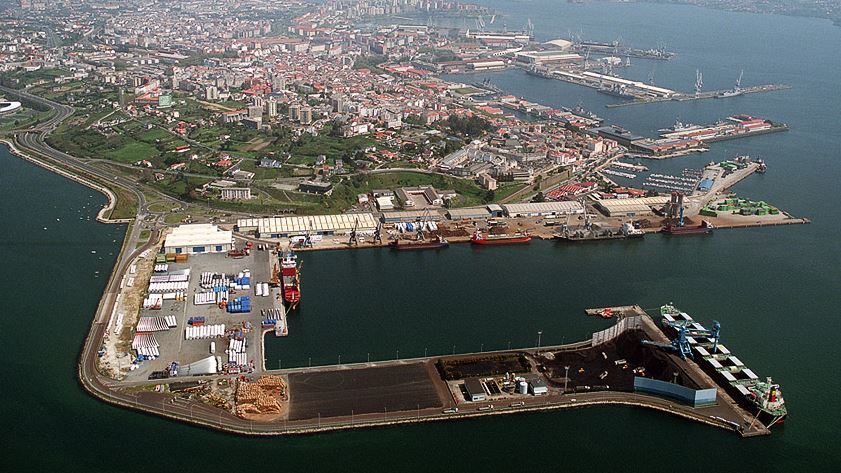 Imagen de la zona portuaria de Ferrol-San Cibrao