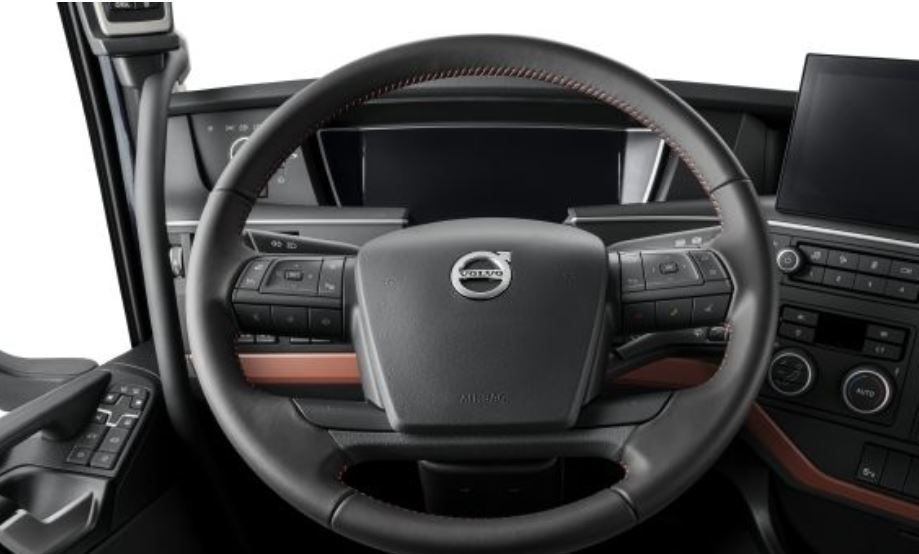 Imagen de una cabina de Volvo, condenada por el cártel de camiones