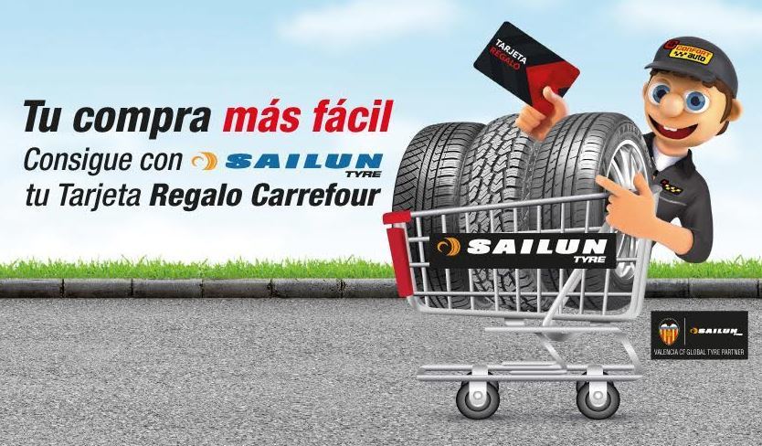 Confortauto y Sailun regalan compras de 60 euros en Carrefour