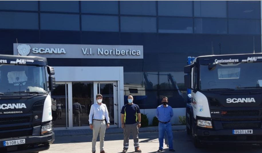 Contenedores MAI incorpora dos camiones Scania propulsados por GNC
