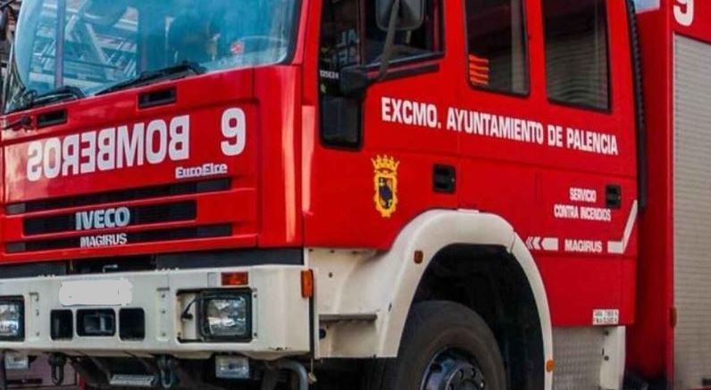 El incendio de un camión y cortada A-62 en Magaz de Pisuerga
