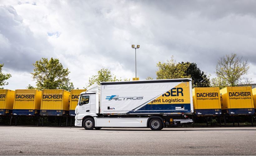 Imagen del eActros de Dachser