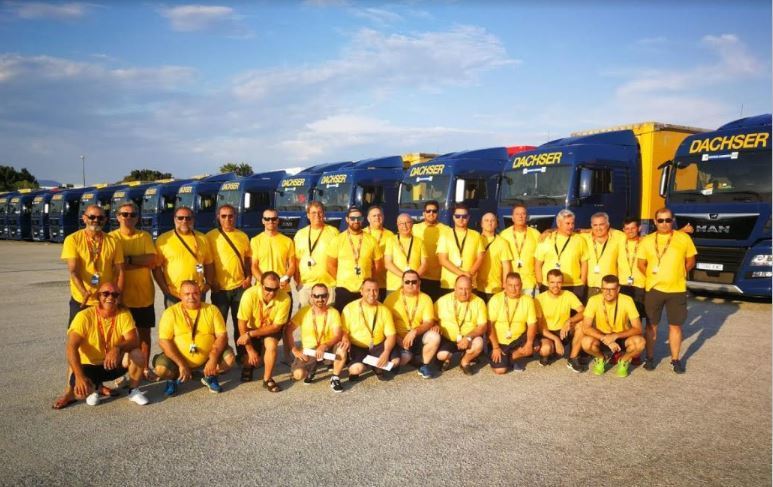 Equipo de Dachser en la Vuelta Ciclista a España