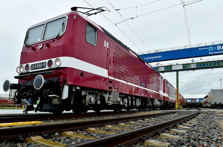 Imagen de un tren de mercancías