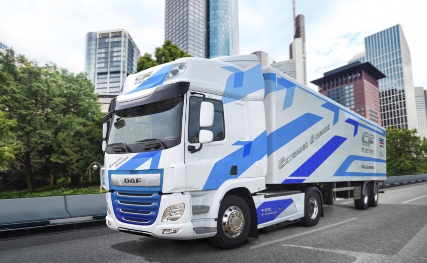 Imagen del DAF CF Electric