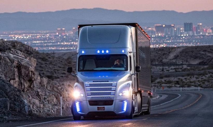 Imagen de un camión de Daimler Trucks