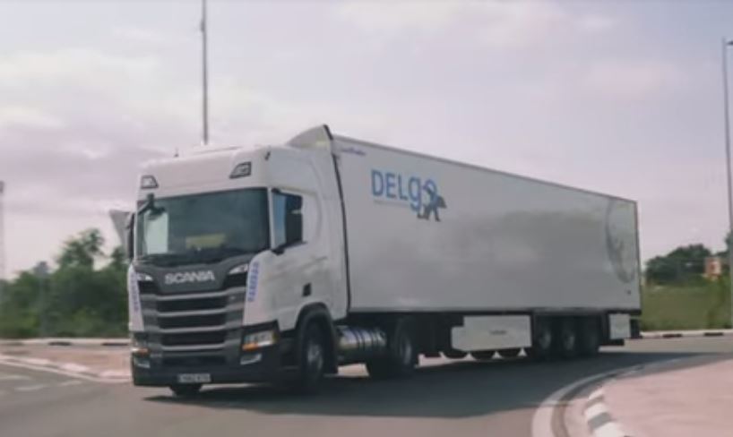 Un camión Scania 410 GNL de Delgo Transporte Un camión Scania 410 GNL de Delgo Transporte