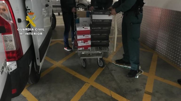 Imagen de la mercancía robada