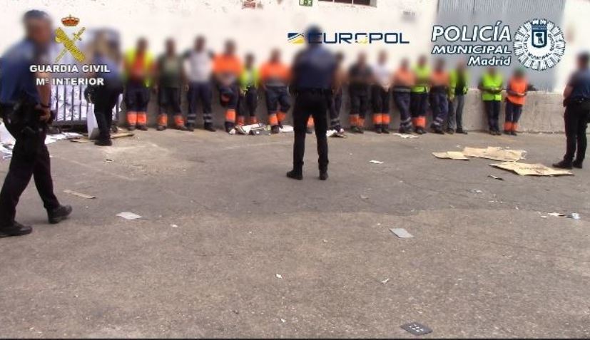 Imagen de los detenidos