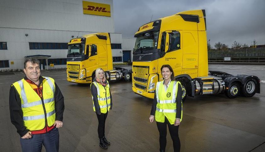 13 camiones Volvo a Bio-LNG para DHL Supply Chain en Reino Unido