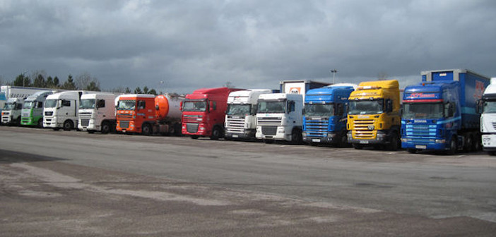 Camiones aparcados