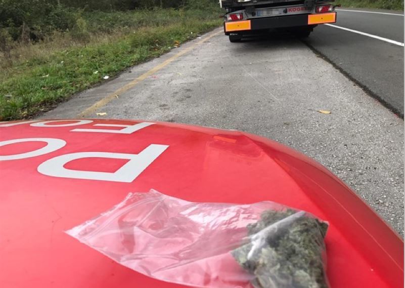 Imagen de la droga incautada a un camionero francés