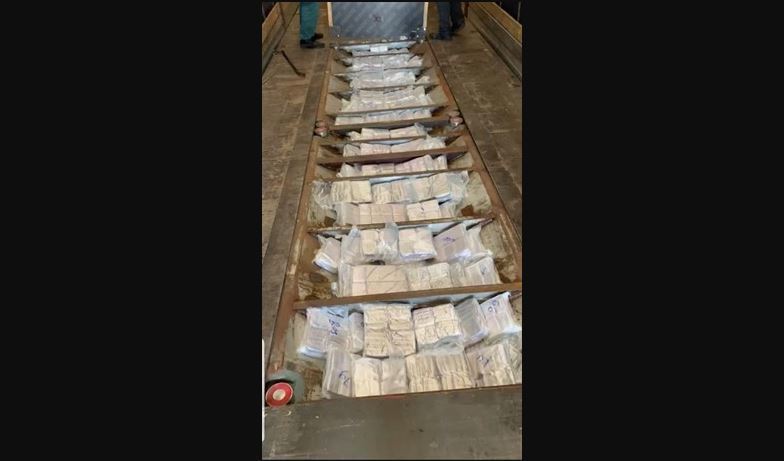 Imagen de la droga incautada