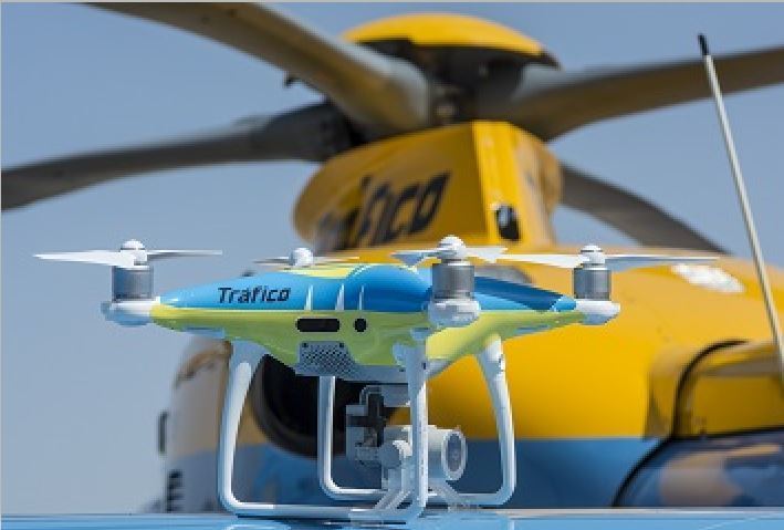 Imagen de un dron de la DGT