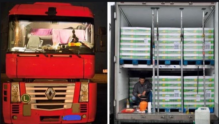 Imagen de un camionero