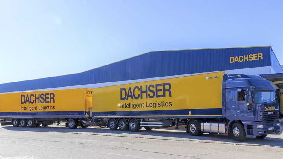 Imagen de uno de los nuevos duo tráiler de Dachser Iberia