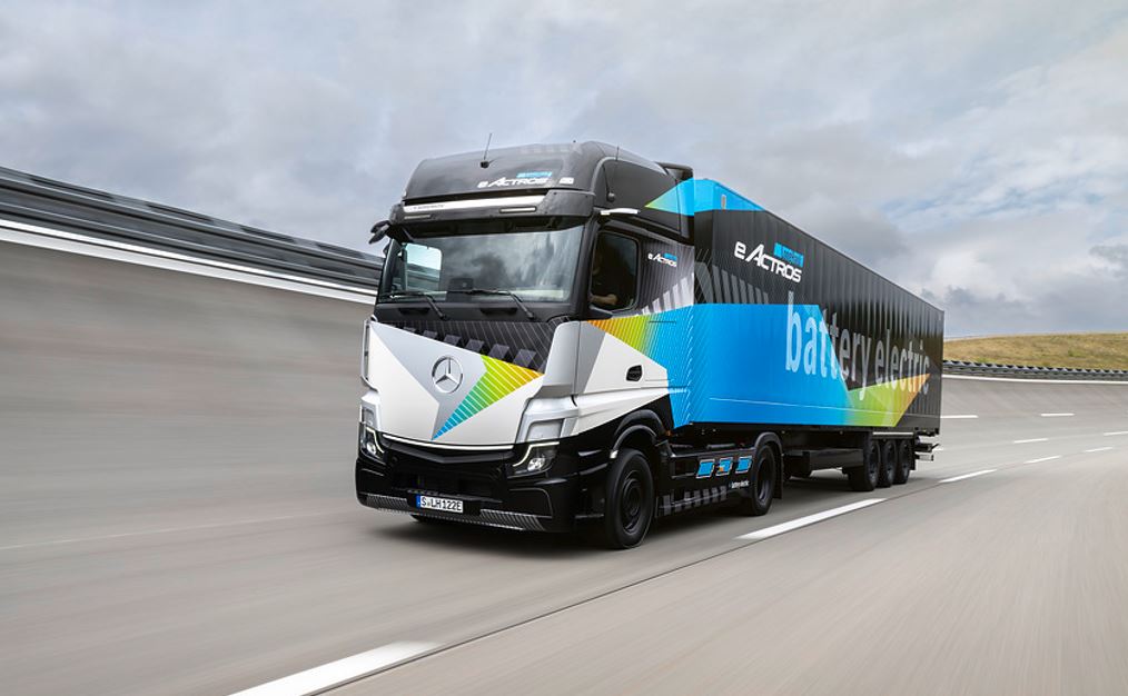 Imagen de Dachser planea agregar 50 camiones Mercedes-Benz eActros LongHaul a su flota