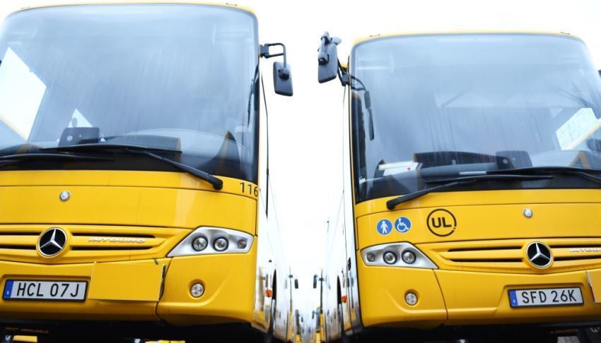 Loas autobuses interurbanos de Daimler Buses para Suecia