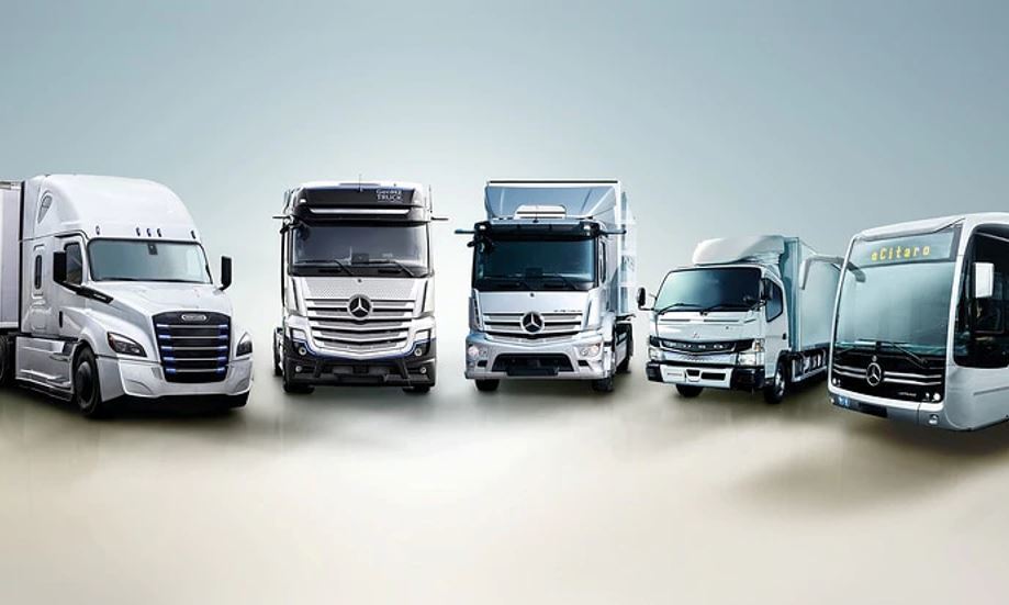 Imagen de los vehículos de Daimler Truck