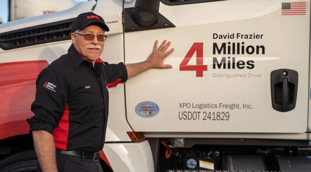 Imagen de David Frazier el camionero que ha conducido 6.437.376 kilómetros sin tener accidentes