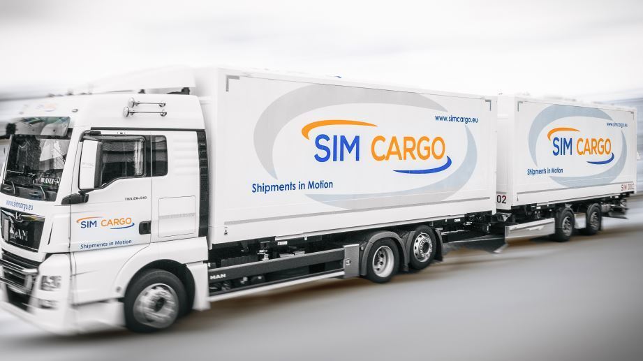 Imagen del camión de Decoexsa y Sim Cargo en Alemania