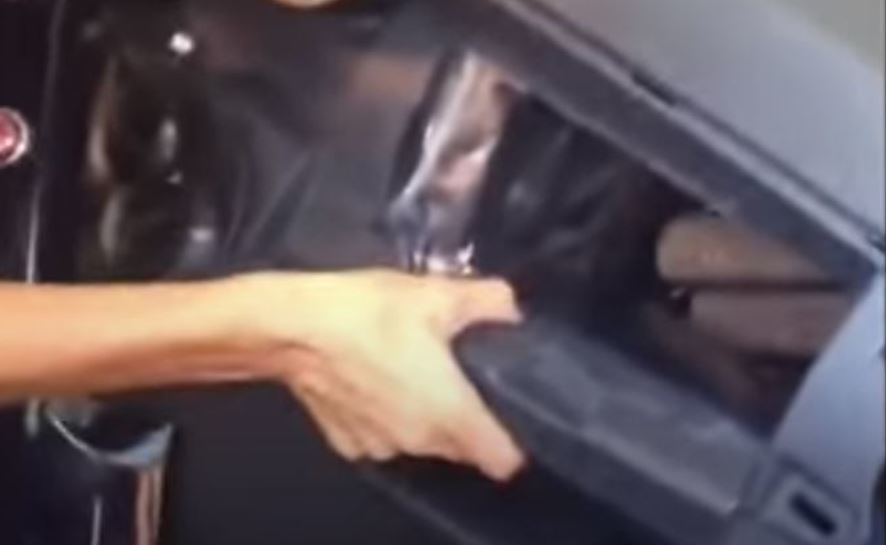 Imagen de la incautación de la cocaína